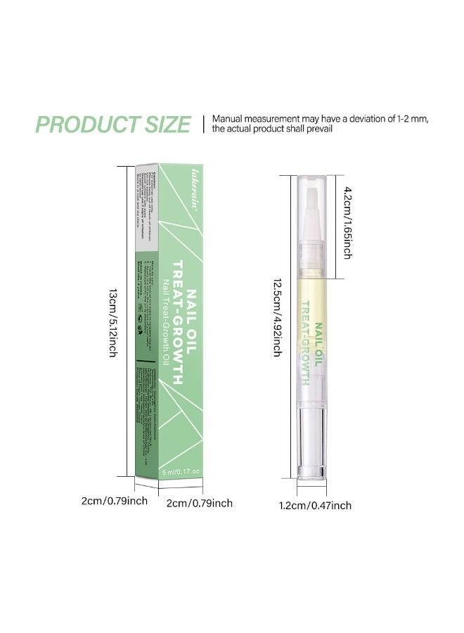 lakerain Nail Care Solution, Nail Oil Treat Growth-Cuticle Oil Strengthens Nail Cuticles Removes Moisturizes and Nourishes, 5 ml - Image 4